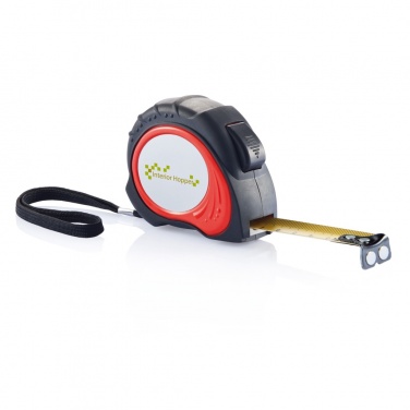 Logo trade promotional giveaways image of: Tool Pro measuring tape - 5m/19mm