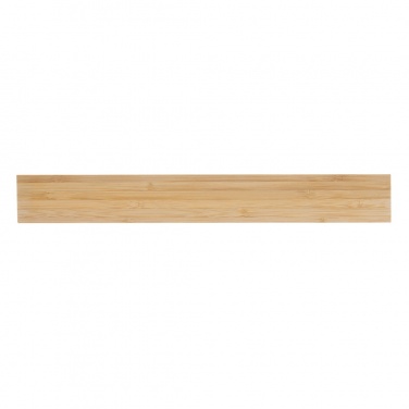 Logo trade promotional product photo of: Timberson extra thick 30cm double sided bamboo ruler