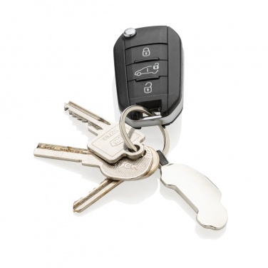 Logotrade promotional products photo of: RCS recycled zinc alloy car keyring