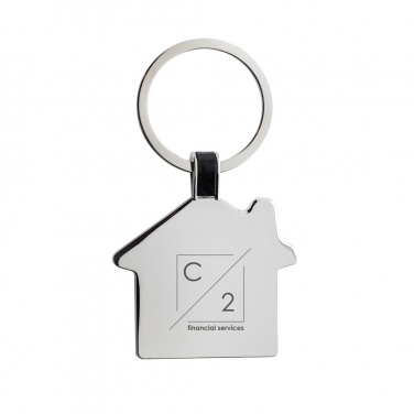 Logo trade advertising products image of: RCS recycled zinc alloy house keyring