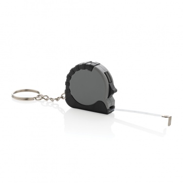 Logotrade corporate gift picture of: MeasureMate RCS reycled ABS 1 meter tape keychain