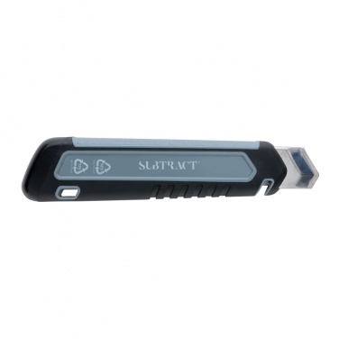 Logo trade promotional items picture of: Refillable RCS rplastic heavy duty snap-off knife soft grip