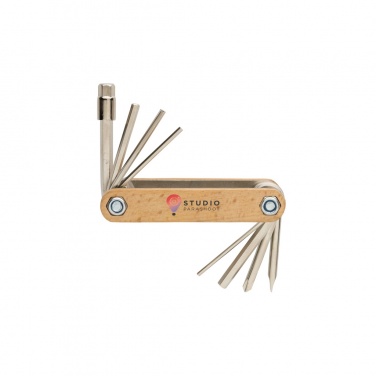 Logo trade promotional gifts image of: Wooden hex tool