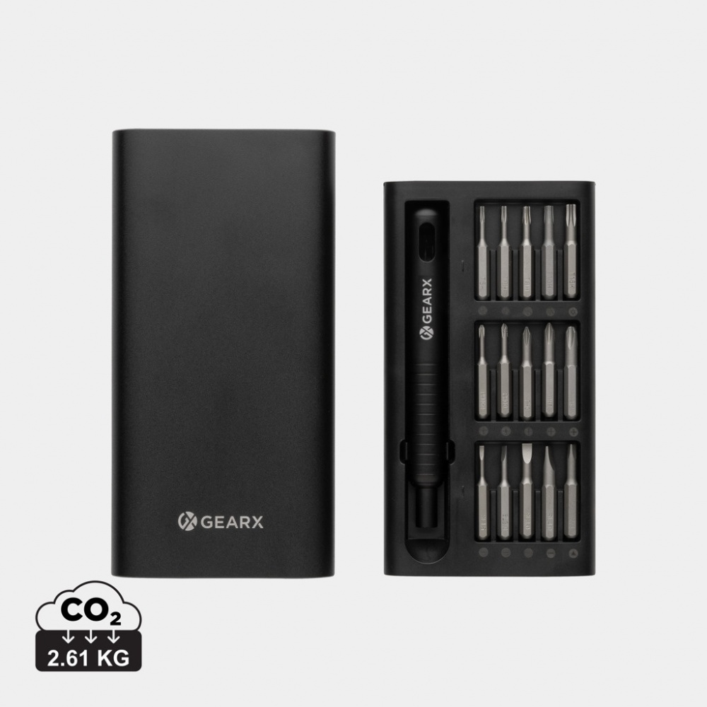 Logo trade promotional items image of: Gear X 31 in 1 precision screwdriver set