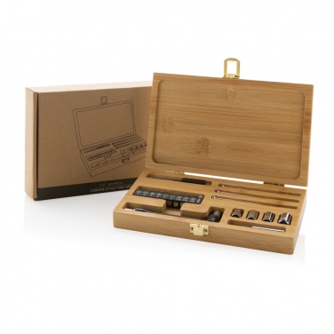 Logo trade advertising products picture of: Carvine 21 pcs bamboo tool set
