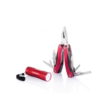 Logo trade promotional merchandise photo of: Multitool and torch set