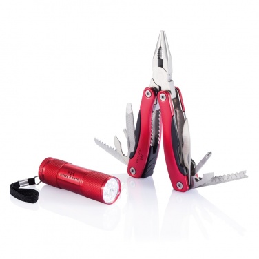 Logo trade advertising products image of: Multitool and torch set