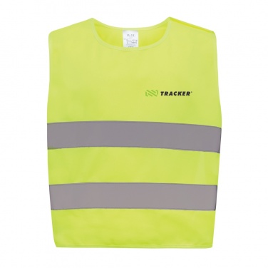 Logo trade business gift photo of: GRS recycled PET high-visibility safety vest 3-6 years