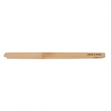 Logo trade promotional items picture of: Ukiyo bamboo serving tongs