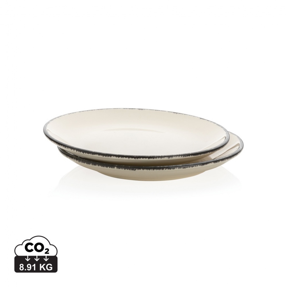 Logo trade promotional products image of: Ukiyo dinner plate set of 2