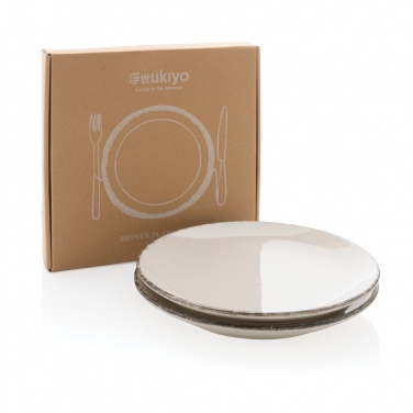 Logo trade promotional items image of: Ukiyo dinner plate set of 2