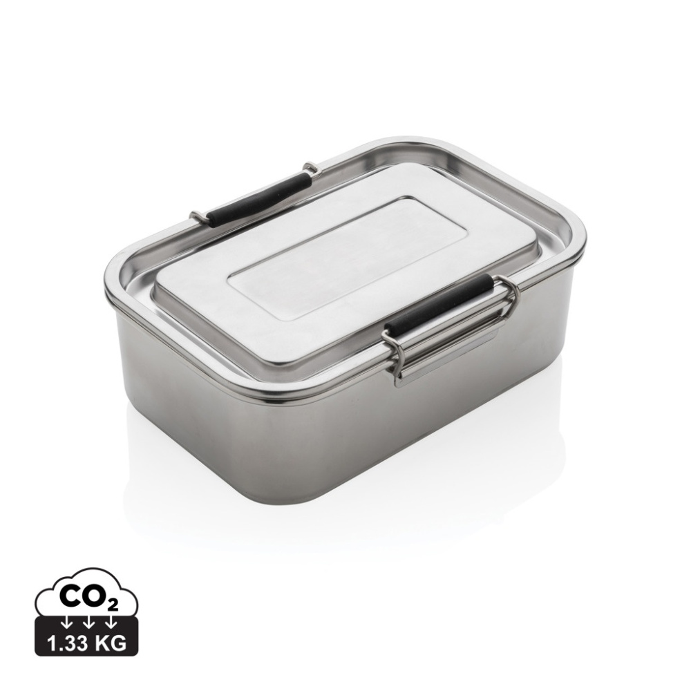 Logo trade promotional giveaways picture of: RCS Recycled stainless steel leakproof lunch box