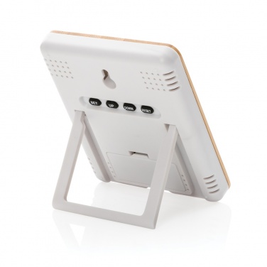 Logo trade advertising products picture of: Bamboo weather station