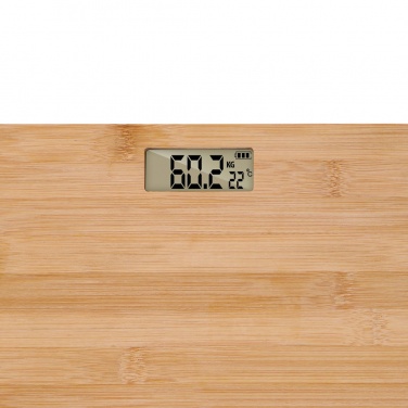 Logo trade corporate gift photo of: Grundig Bamboo Digital Body Scale