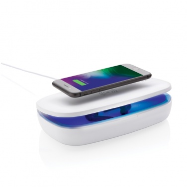 Logotrade corporate gifts photo of: UV-C steriliser box with 5W wireless charger