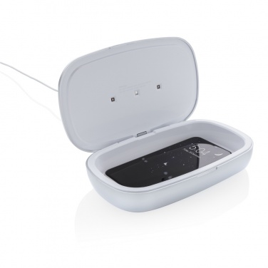 Logo trade corporate gifts picture of: Rena UV-C steriliser box with 5W wireless charger