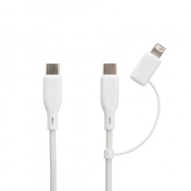 Logo trade business gifts image of: Boost RCS reycled PET 20W type C 2 pcs charging set