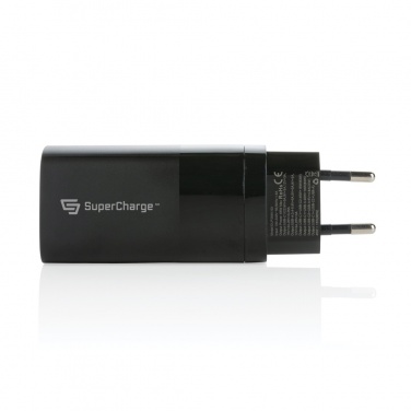Logo trade promotional items image of: Philips 65W ultra fast PD 3-port USB wall charger