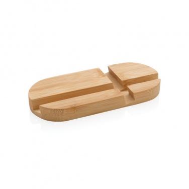 Logotrade promotional gift picture of: Bamboo tablet and phone holder