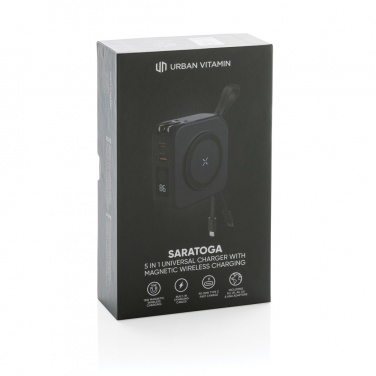 Logo trade promotional items picture of: Urban Vitamin Saratoga 5 in 1 universal charger