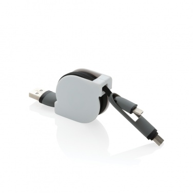 Logotrade promotional merchandise picture of: 3-in-1 retractable cable