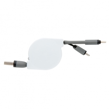 Logotrade promotional product image of: 3-in-1 retractable cable