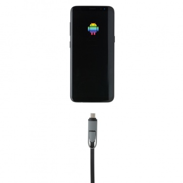 Logo trade business gift photo of: 3-in-1 retractable cable