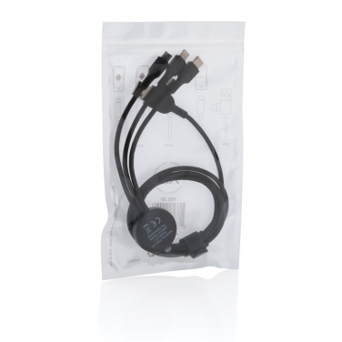 Logotrade promotional product image of: Light up logo 6-in-1 cable