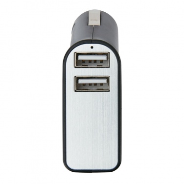 Logo trade promotional items image of: Dual port car charger with belt cutter and hammer