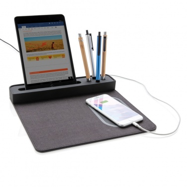 Logo trade promotional items picture of: Air mousepad with 5W wireless charging and USB