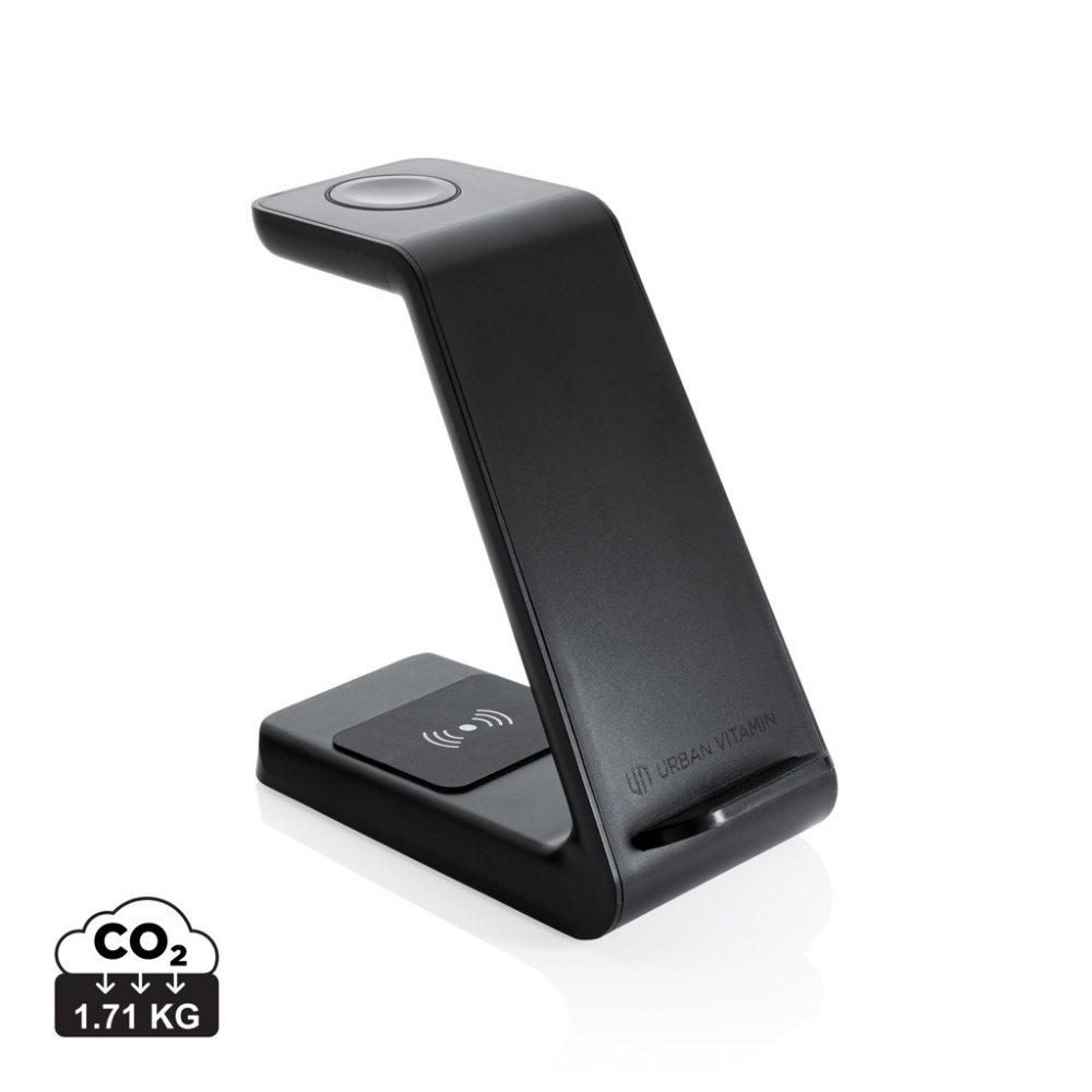 Logo trade promotional products picture of: Urban Vitamin Fairfield 3 in1 RCS rplastic charger