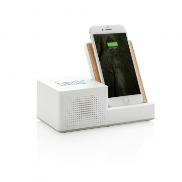 Logotrade promotional merchandise image of: Ontario 5W wireless charger with speaker