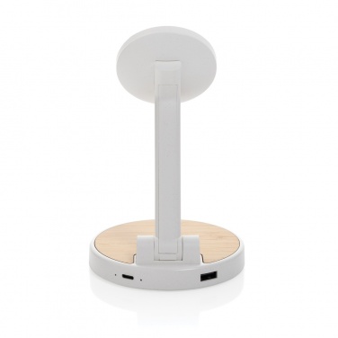 Logotrade corporate gifts photo of: Ontario RCS rplastic 15W magnetic charging 2 in 1 stand