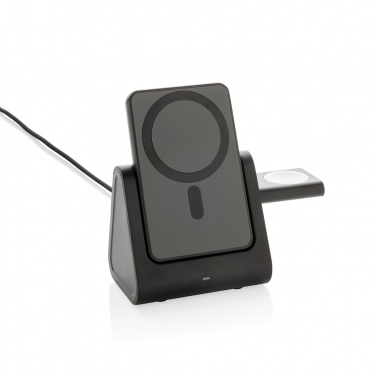 Logotrade corporate gift picture of: Powerbase RCS recycled plastic 3 in 1 charger with powerbank