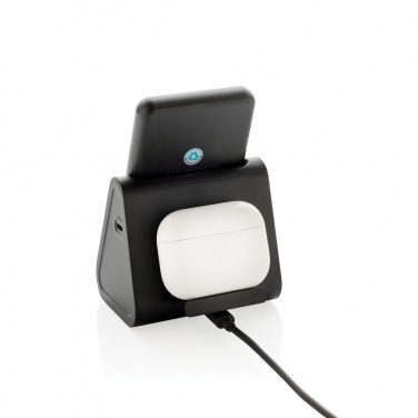 Logotrade corporate gifts photo of: Powerbase RCS recycled plastic 3 in 1 charger with powerbank