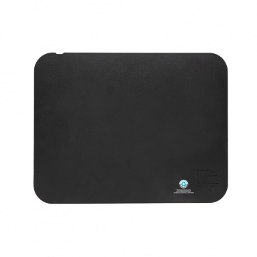 Logo trade promotional items picture of: Swiss peak RCS recycled PU 15W 3 in 1 charging mousepad