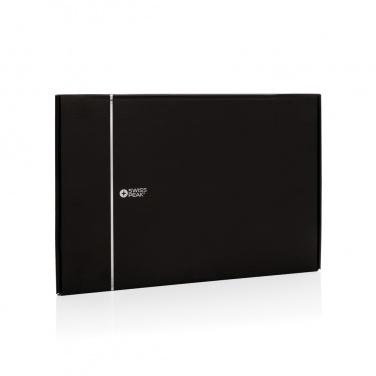 Logo trade promotional gifts picture of: Swiss peak RCS recycled PU 15W 3 in 1 charging mousepad