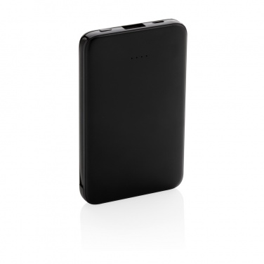 Logo trade promotional products image of: 5.000 mAh Pocket Powerbank with integrated cables
