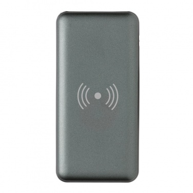 Logo trade advertising products picture of: 10.000 mAh Fast Charging 10W Wireless Powerbank with PD