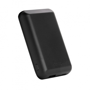 Logo trade advertising products picture of: Magnetic 5.000 mAh 5W wireless powerbank