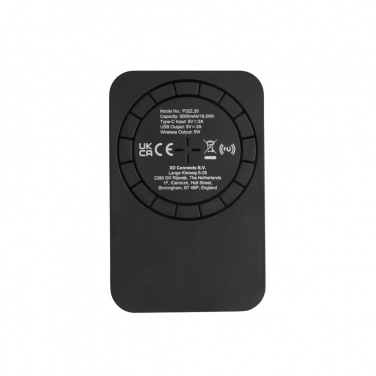 Logotrade advertising product image of: Magnetic 5.000 mAh 5W wireless powerbank