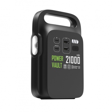 Logo trade advertising products picture of: Power Vault RCS rplastic 21000 mAh portable power station