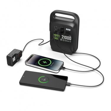 Logotrade advertising products photo of: Power Vault RCS rplastic 21000 mAh portable power station