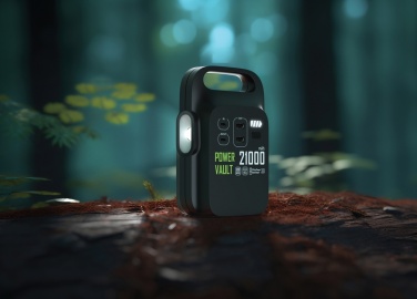 Logo trade advertising products image of: Power Vault RCS rplastic 21000 mAh portable power station