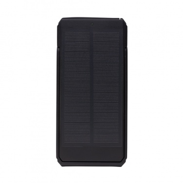 Logo trade promotional items image of: Skywave RCS recycled plastic solar powerbank 10000 mAh