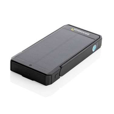 Logotrade business gift image of: Skywave RCS recycled plastic solar powerbank 10000 mAh