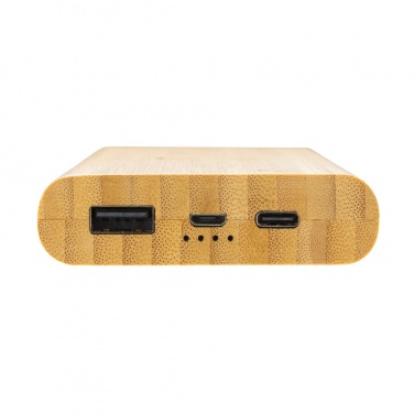 Logotrade promotional item image of: Bamboo 8.000 mAh 5W wireless powerbank