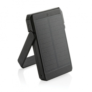 Logotrade promotional merchandise picture of: Skywave RCS rplastic solar powerbank 5000 mAh 10W wireless
