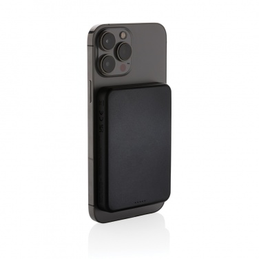Logotrade promotional merchandise image of: Magnetix RCS recycled plastic 5000 mah magnetic powerbank
