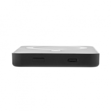 Logo trade corporate gifts image of: Magnetix RCS recycled plastic 5000 mah magnetic powerbank